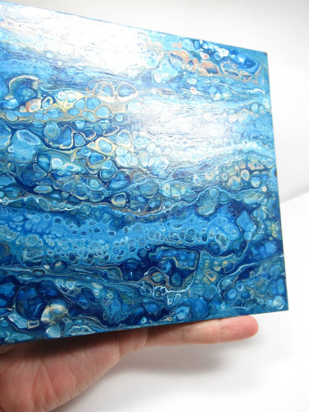 Blue Flow art panel - Picture 4 of 10